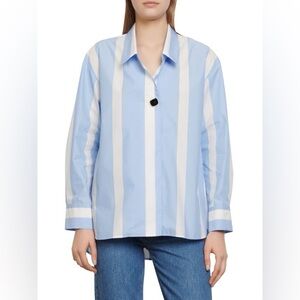 SANDRO  Raja Stripe‎ Shirt Size Small